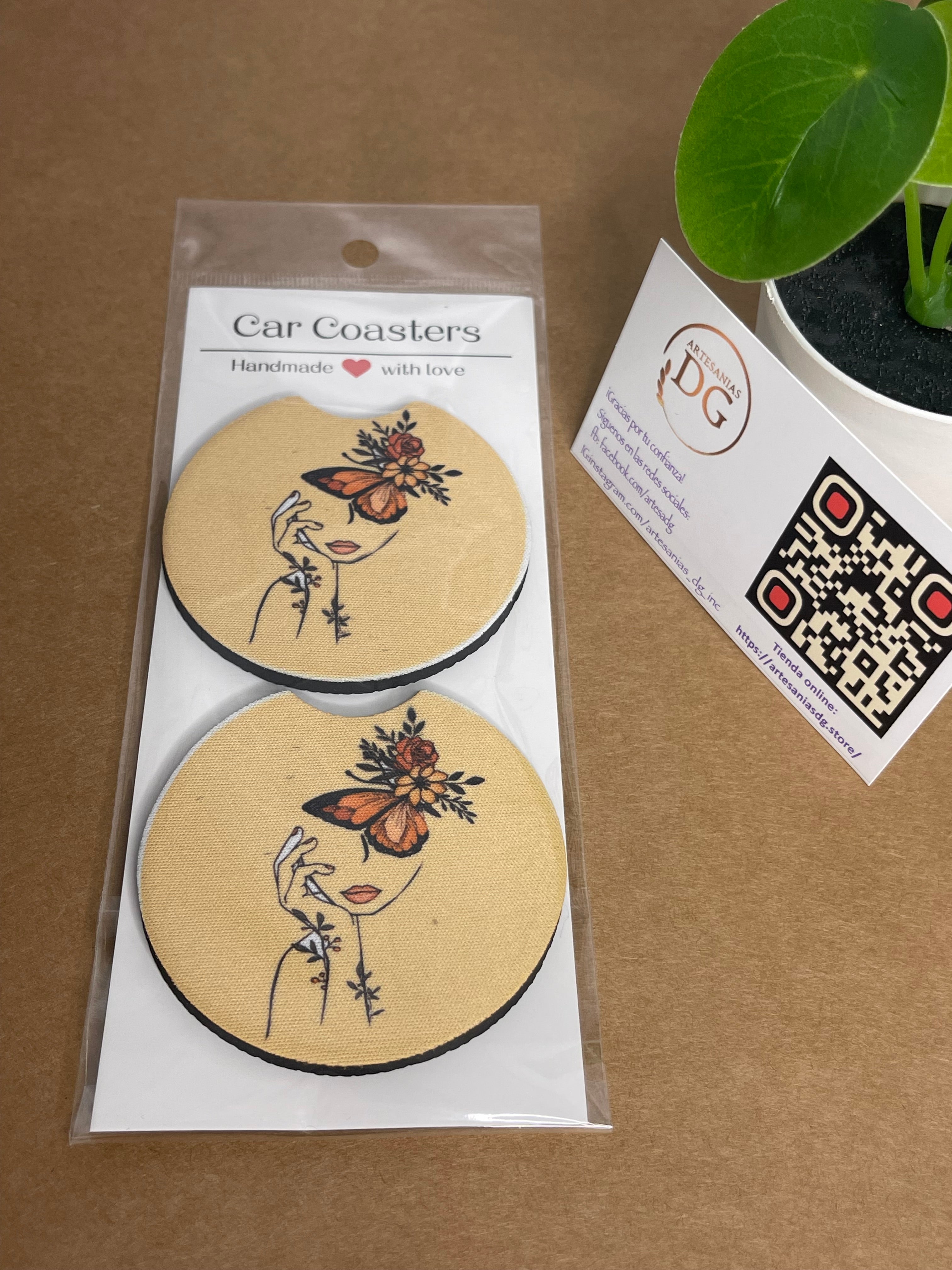 Set de porta vasos para autos Variedad de estilos