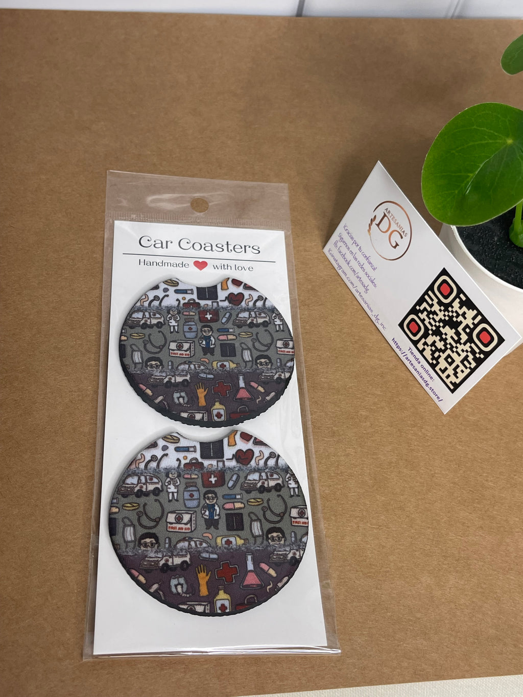 Set de porta vasos para autos Variedad de estilos