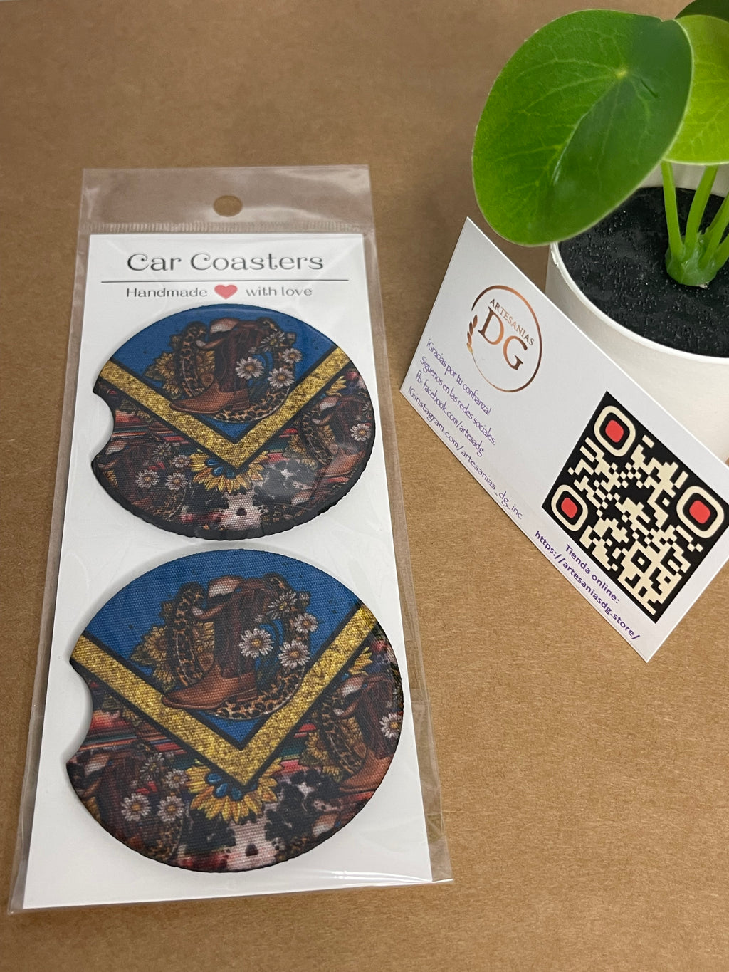 Set de porta vasos para autos Variedad de estilos