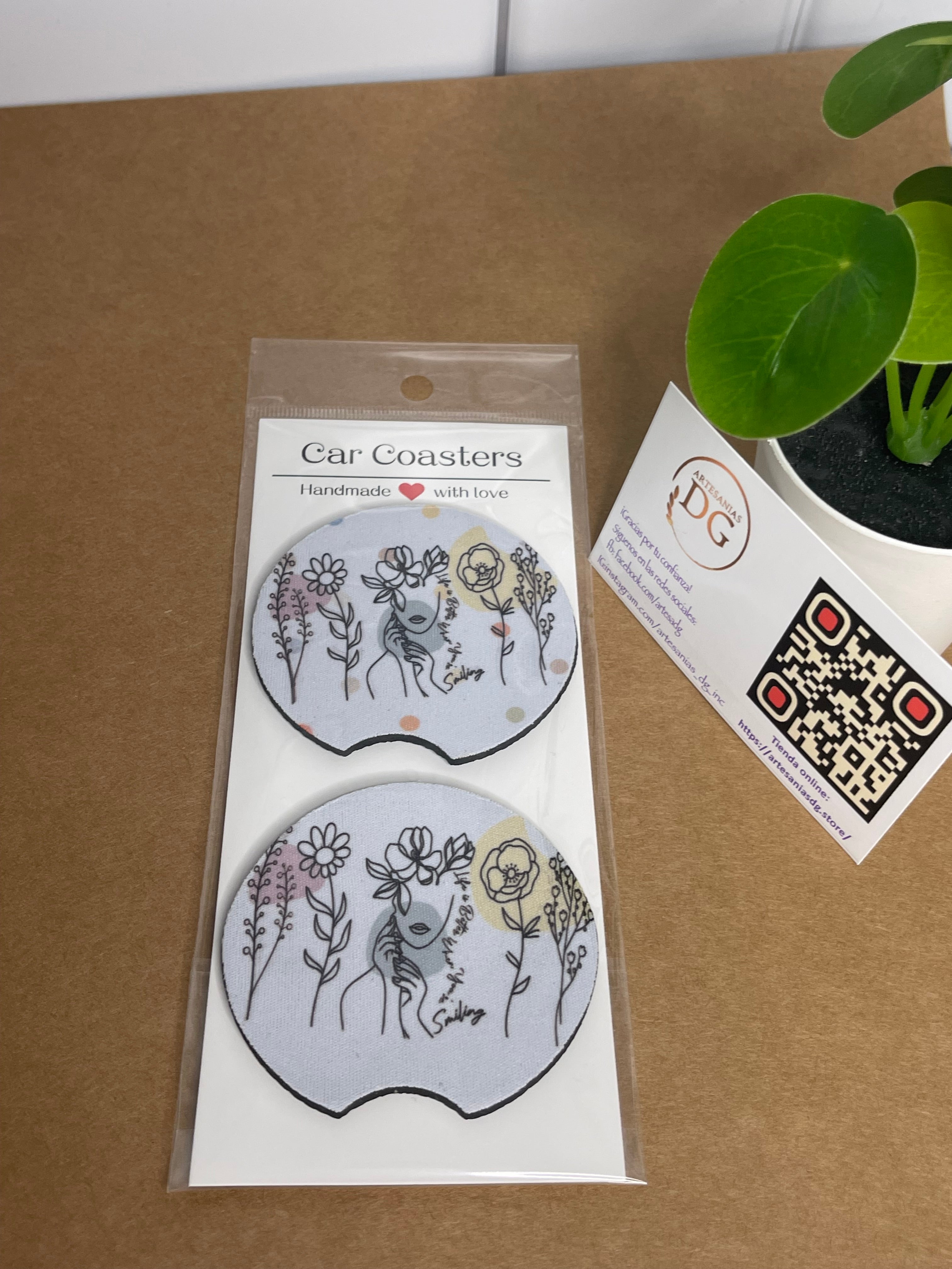 Set de porta vasos para autos Variedad de estilos