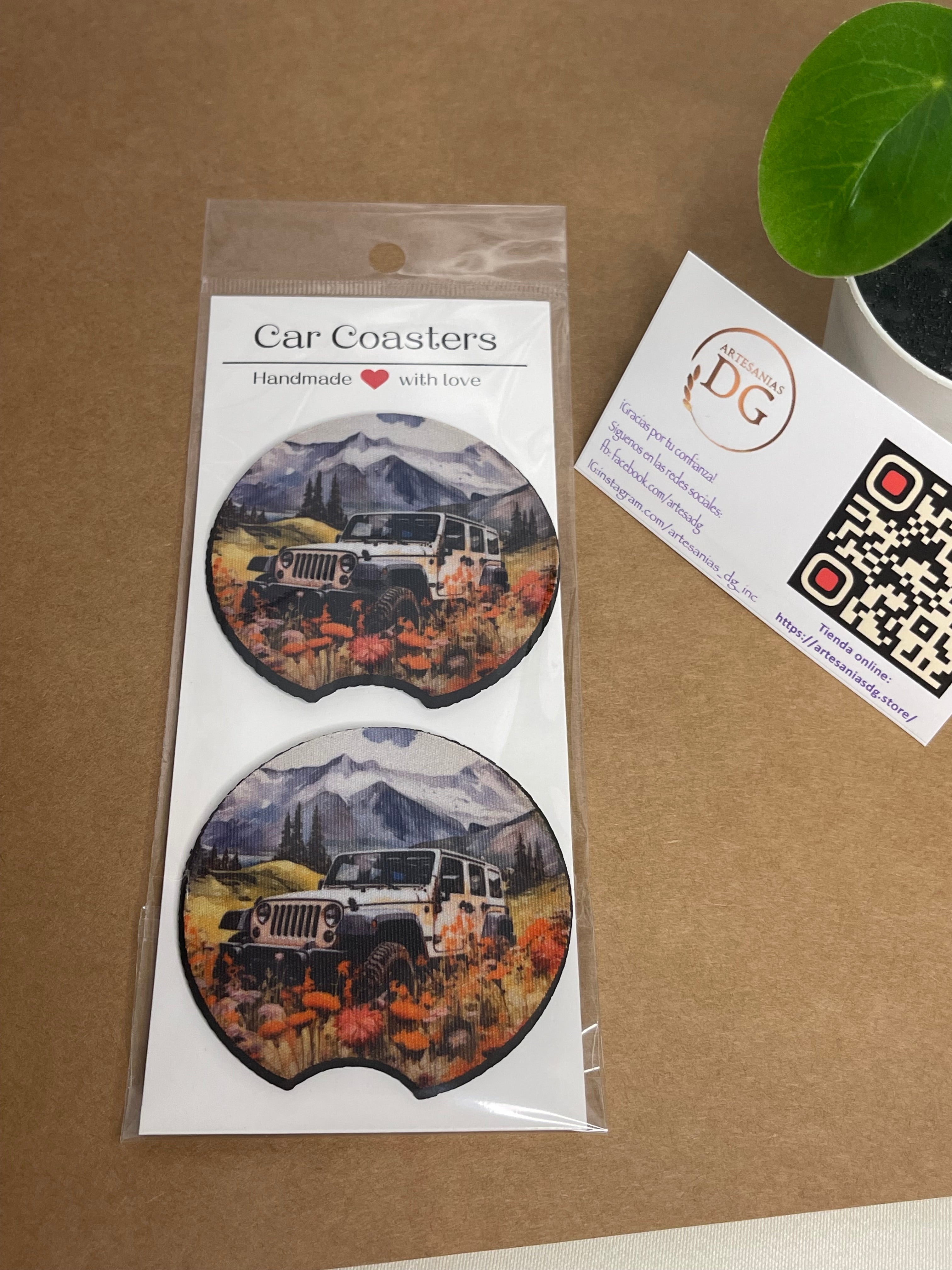 Set de porta vasos para autos Variedad de estilos