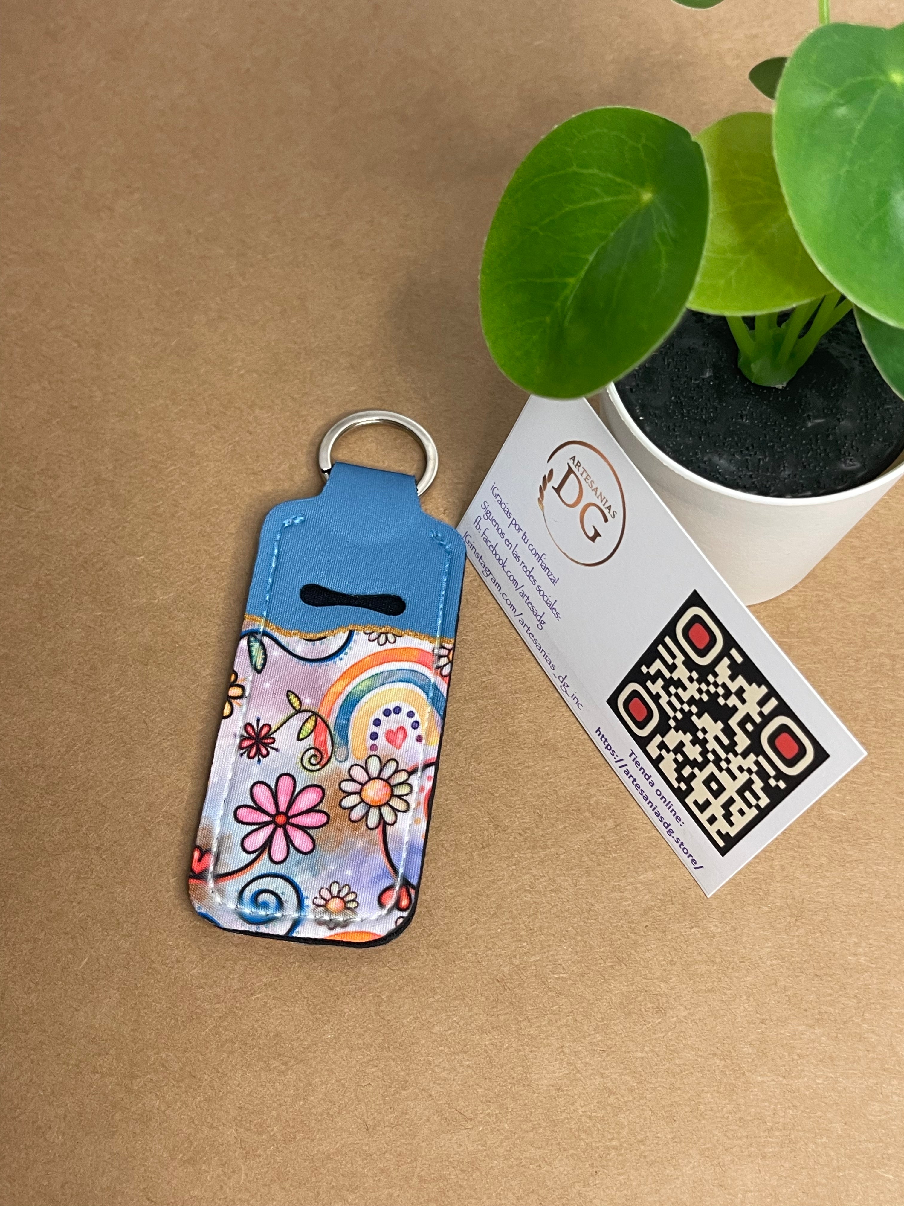 Lip balm holder keychain