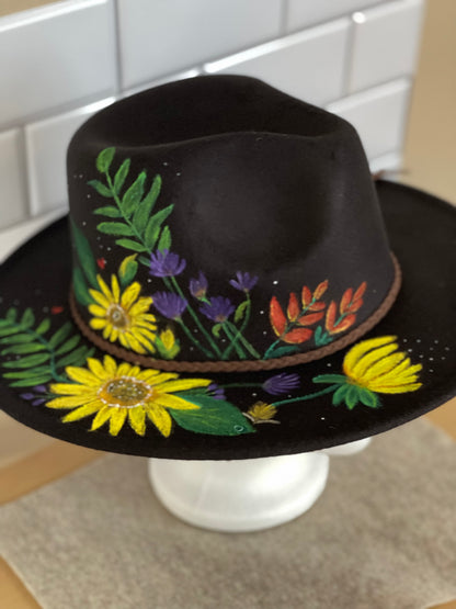 Sombrero Pintado a Mano