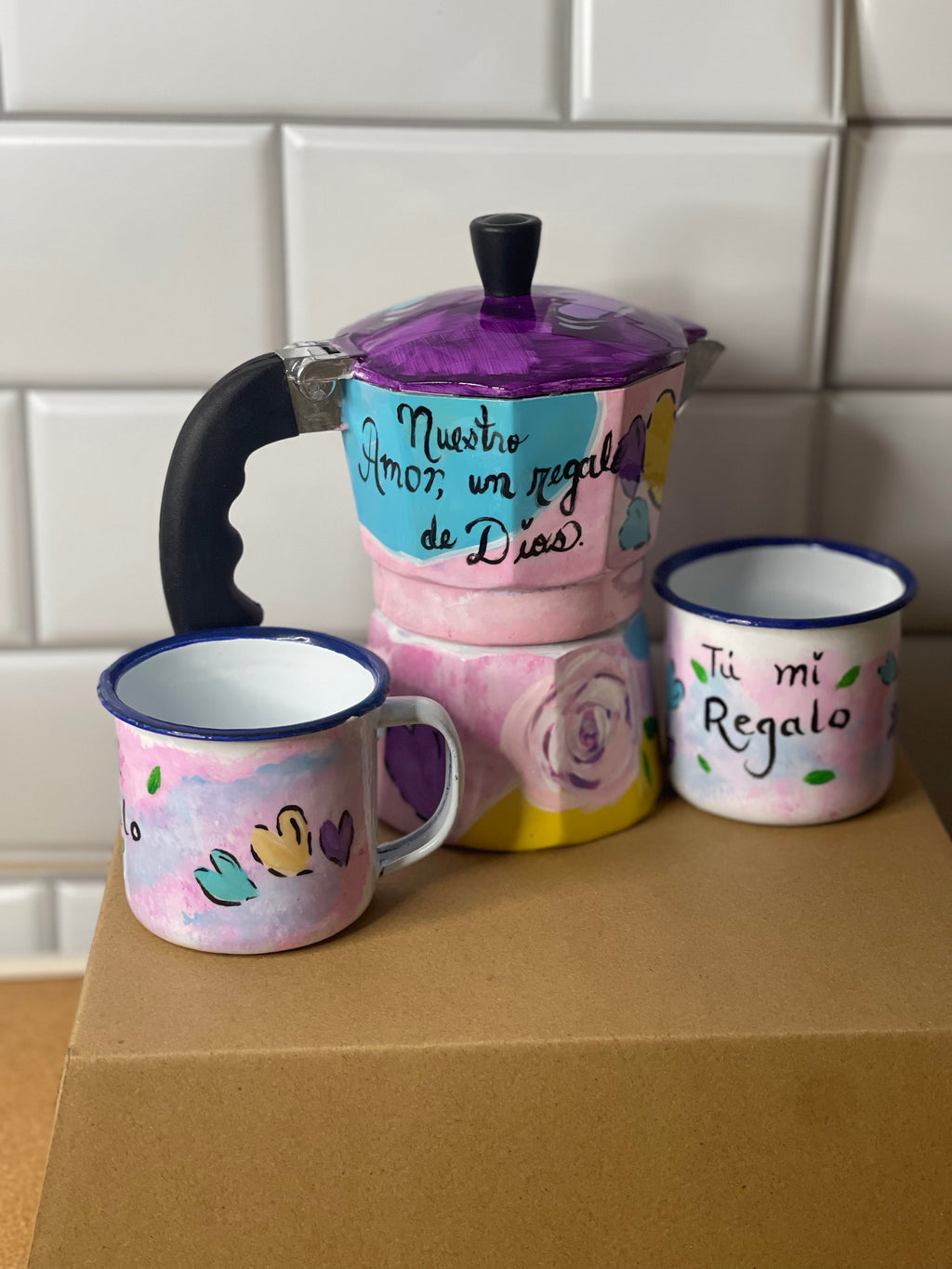 Set de Grecas con tazitas